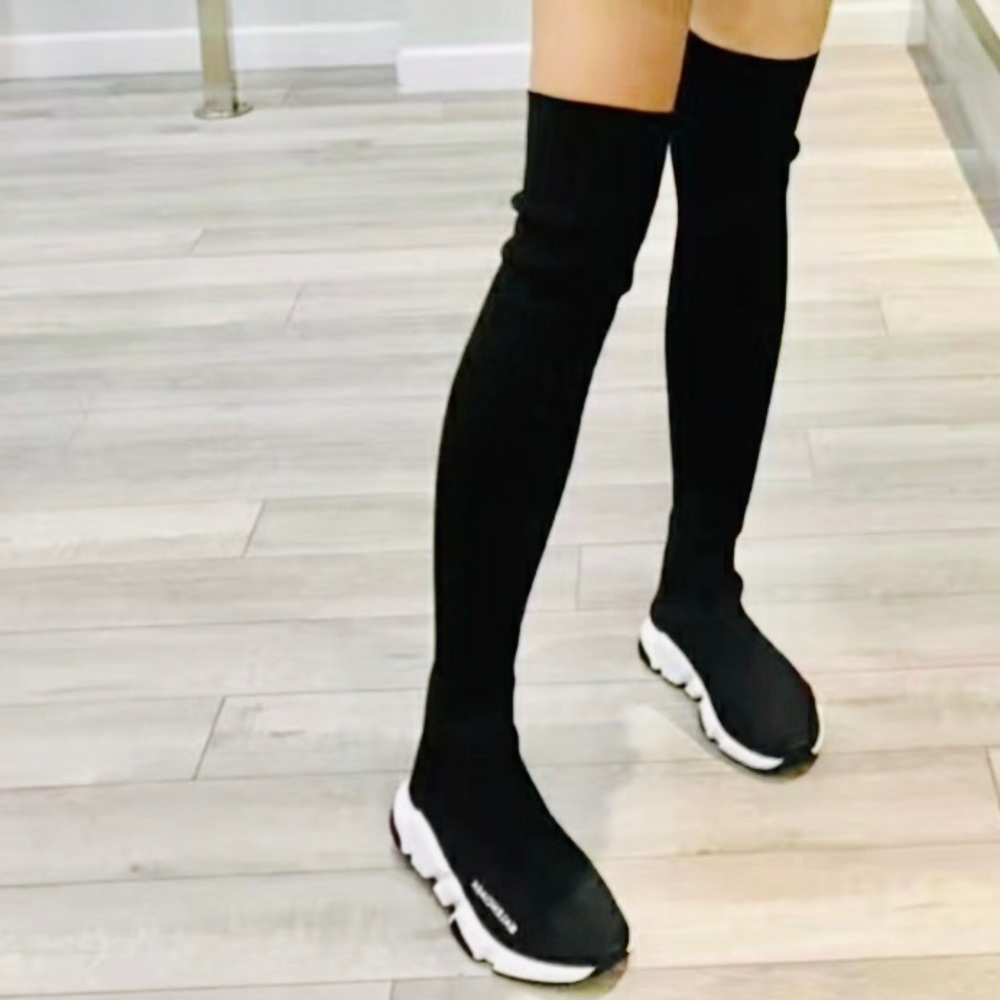 Balenciaga Over the Knee Sneaker Boot